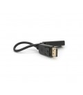 Конвертер Display Port (папа) на HDMI(мама) 30cm, Black, 4K/2K, Пакет