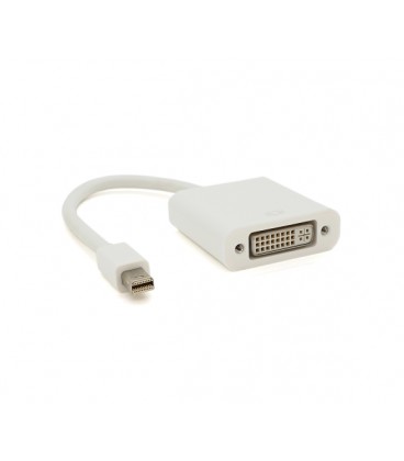 Конвертер mini Display Port (папа) на DVI(мама) 30cm, White, 4K/2K, Пакет