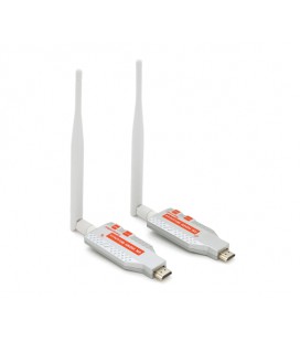 Одноканальный активный удлинитель HDMI сигнала по WIFI 4К100 . Дальность передачи: до 100 метров, 4К