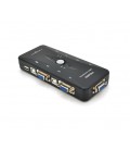 4-портовый KVM свич VEGGIEG K401, переключатель USB, Grey, Blister-Box