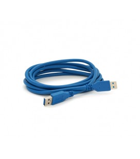 Кабель USB 3.0 AM+AM 2м, Blue