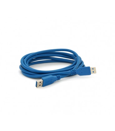 Кабель USB 3.0 AM+AM 2м, Blue