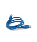 Кабель USB 3.0 AM+AM 1.0м, Blue