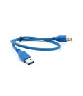 Кабель USB 3.0 AM+AM 0.6м, Blue