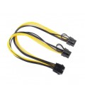 Кабель-переходник для питания видеокарты 8+8P--&gt,6P