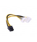 Кабель-переходник для питания видеокарты 4+4P--&gt,8P, OEM Q50