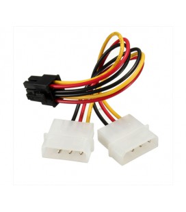 Кабель-переходник для питания видеокарты 4+4P--&gt,6P, OEM Q50