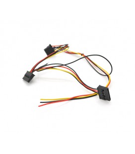 Переходник-делитель питания SATA (4P-2xSATA), под пайку