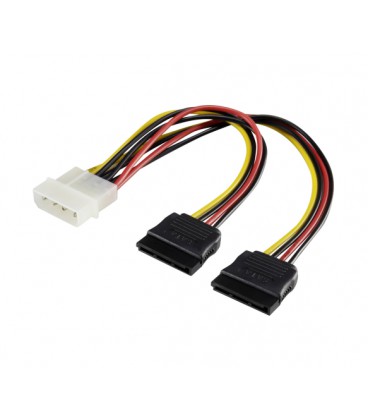 Переходник-делитель питания SATA (4P-2xSATA), 0.2m, Пакет