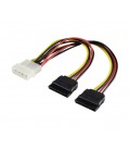Переходник-делитель питания SATA (4P-2xSATA), 0.2m, Пакет