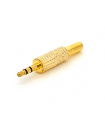 Разъем 3,5 GOLD стерео под кабель