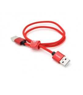 Кабель VEGGIEG UA-1, USB 2.0 AM/AM, 1.0m, Red