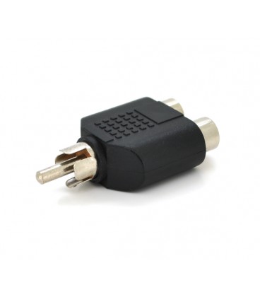 Сплиттер RCA (папа)/2 RCA (мама),Q100