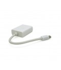Конвертер mini Display Port (папа) на VGA(папа) 30cm, White, 4K/2K, Пакет