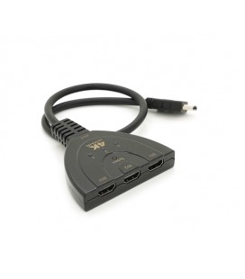 Разветвитель HDMI(папа) на 3* HDMI(мама), 1080P, 0,8м, Black