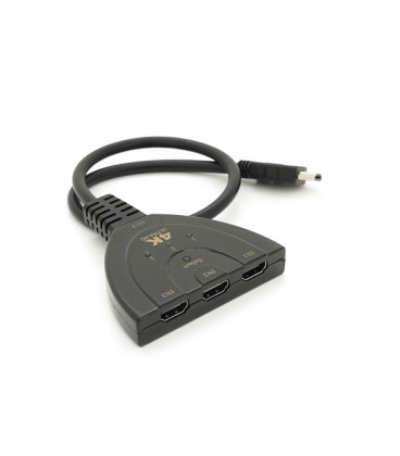 Разветвитель HDMI(папа) на 3* HDMI(мама), 1080P, 0,8м, Black