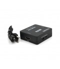Конвертер VEGGIEG HV-01 Mini, HDMI to AV, ВХОД 3RCA(мама) на ВЫХОД HDMI(мама) , Black, Box