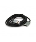 Удлинитель VEGGIEG UF2-2, USB 2.0 AM/AF, 2,0m, Black, Пакет