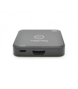 Активный VEGGIEG V-H201 KVM HDMI 2*1 сплиттер, поддерживает 2Kx4K, 30Hz, Black, Box