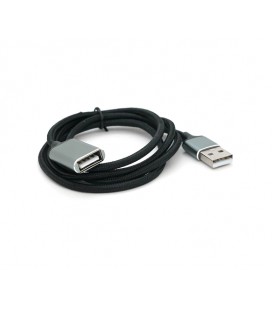 Удлинитель VEGGIEG UF2-1, USB 2.0 AM/AF, 1,0m, Black, Пакет