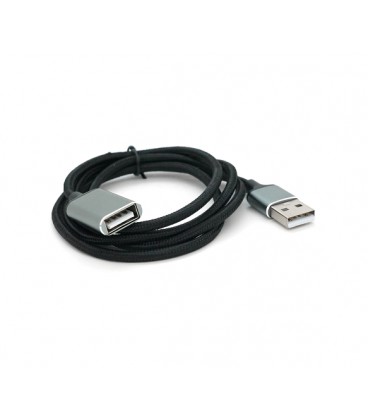 Удлинитель VEGGIEG UF2-1, USB 2.0 AM/AF, 1,0m, Black, Пакет