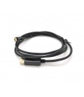 Кабель VEGGIEG MD-1.5 MiniDisplay Port (папа) на Display Port(папа), 1,5m, поддерживает 1920*1080, Black, Пакет