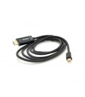 Кабель VEGGIEG MH-1.5 MiniDisplay Port (папа) на HDMI(папа), 1,5m, поддерживает 1920*1080, Black, Пакет
