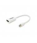 Конвертер VEGGIEG MH-W MiniDisplay Port (папа) на HDMI(мама), 25cm, White, Пакет
