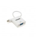Конвертер VEGGIEG MV-W MiniDisplay Port (папа) на VGA(мама), 25cm, White, Пакет