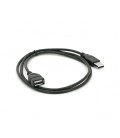 Удлинитель USB 2.0 AM/AF, 1,0m, черный Q250
