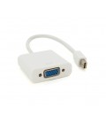 Конвертер mini Display Port (папа) на VGA(мама) 30cm, White, 4K/2K, Пакет