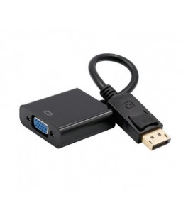 Конвертер Display Port (папа) на VGA(мама) 30cm, Black,4K/2K, Пакет