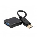 Конвертер Display Port (папа) на VGA(мама) 30cm, Black,4K/2K, Пакет