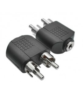 Сплиттер Jack 3.5 (мама)/2 RCA (папа), Техпакет, Q300