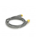 Удлинитель USB 2.0 V-Link AM/AF, 3.0m, 1 феррит, Grey/Yellow