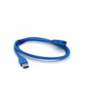 Удлинитель USB 3.0 AM/AF, 1.0m, Blue, Пакет