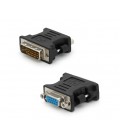 Переходник VGA(мама)/DVI-I 24+5 (папа) Black Q50