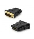 Переходник HDMI(мама)/DVI-I 24+5 (папа) Black Q50