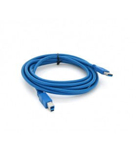 Кабель USB 3.0 AM/BM 3,0 м blue для периферии