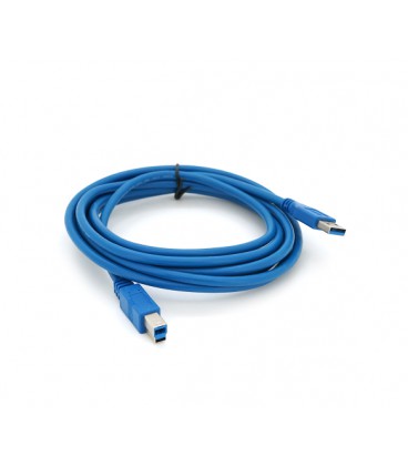 Кабель USB 3.0 AM/BM 3,0 м blue для периферии