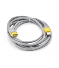 Удлинитель USB 2.0 V-Link AM/AF, 1.5m, 1 феррит, Grey/Yellow, Q250