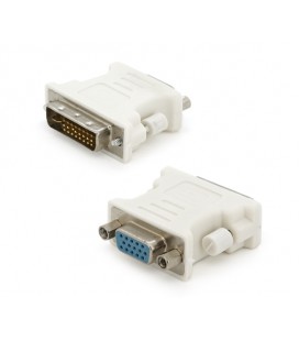 Переходник VGA(мама)/DVI-I 24+5 (папа) Grey Q50