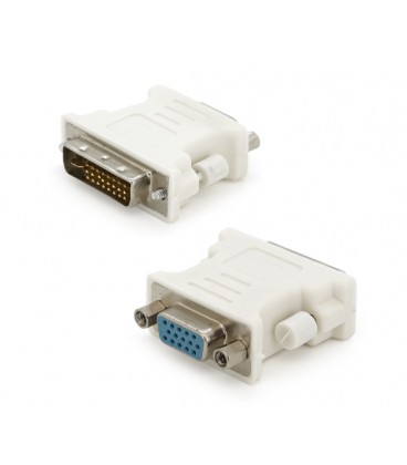 Переходник VGA(мама)/DVI-I 24+5 (папа) Grey Q50