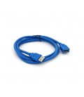 Удлинитель USB 3.0 AM/AF, 1.5m, Blue, Q200