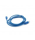 Кабель USB 3.0 AM/BM 1,8 м blue для периферии