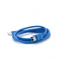 Кабель USB 3.0 AM/BM 1,5 м blue для периферии