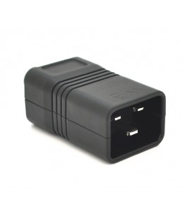 Трехконтактный разъем IEC320 C20 папа (прямой), 250V, 16A, под отверточную сборку Q50/500