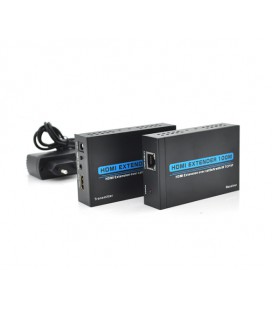 Одноканальный активный удлинитель HDMI сигнала по UTP кабелю с ИК. Дальность передачи: до 120метров, cat5e/cat6e 1080P/3D с блок