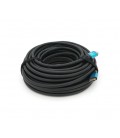 Кабель Merlion HDMI-HDMI 4Kx2K Ultra HD, 15.0m, v2,0, круглый Black, коннектор Blue, Blister-box, Q20