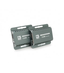 Одноканальный активный удлинитель HDMI сигнала по кабелю UTP. Дальность передачи: до 120 метров, cat5e/cat6e поддержка 4K30HZ